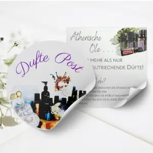 Aufkleber und Briefmarken