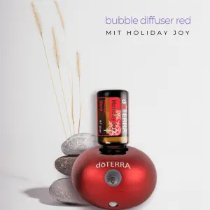 dōTERRA Bubbel Diffuser (Ruby) mit Holiday Joy