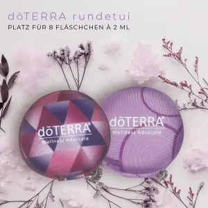 dōTERRA® Rundetui für 8 Fläschchen à 2 ml