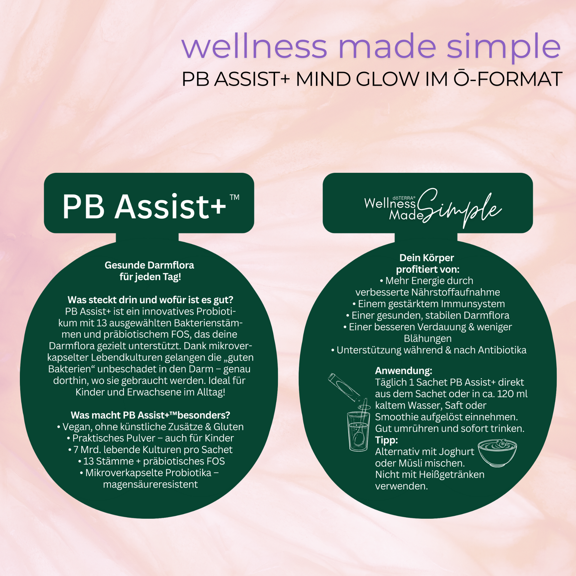 PB Assist+ Mind Glow im Ō-Format