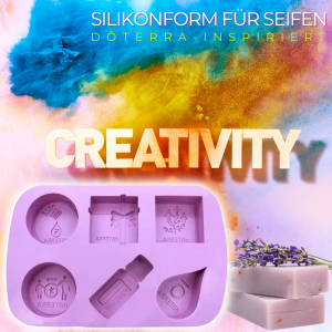 dōTERRA-inspirierte Silikonform für Seifen