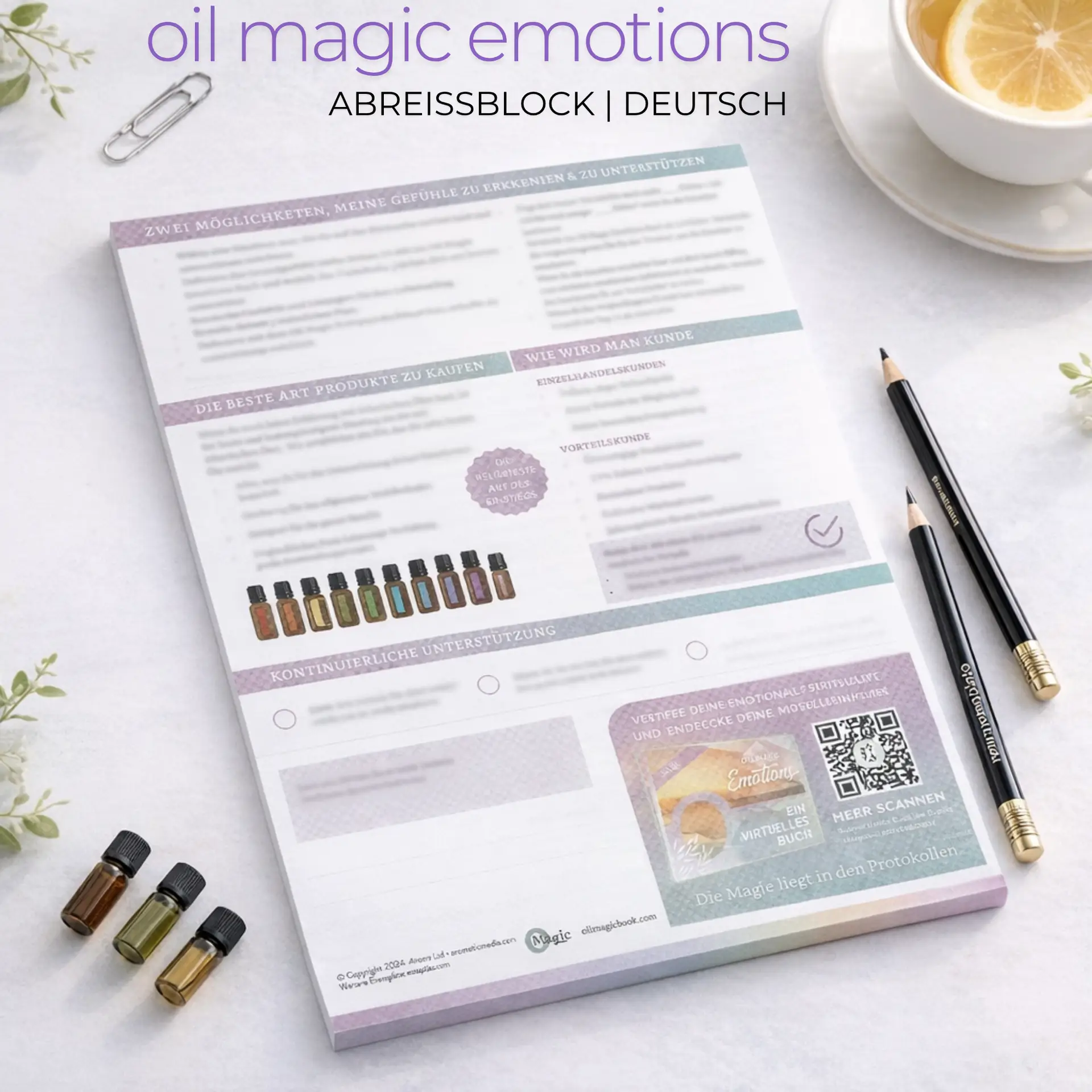 Oil Magic Emotionen & ätherische Öle - Abreißblock – Bild 2
