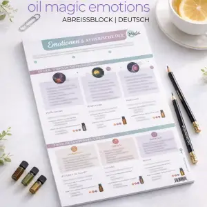 Oil Magic Emotionen & ätherische Öle - Abreißblock