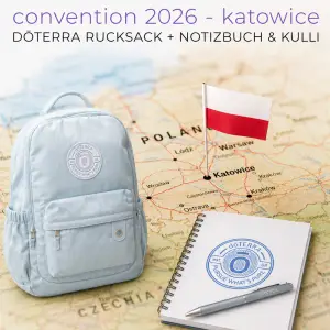 dōTERRA Convention-Rucksack 2026 – inkl. Notizblock & Kugelschreiber